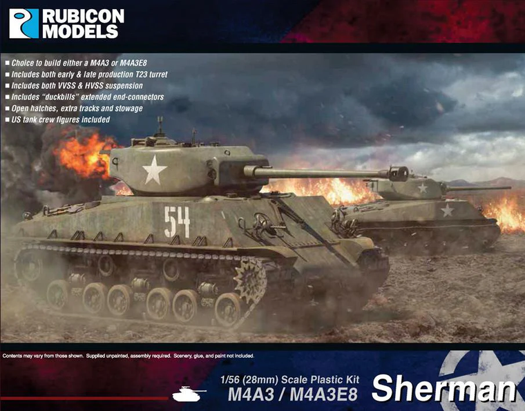 Rubicon M4A3 / M4A3E8 Sherman 280042