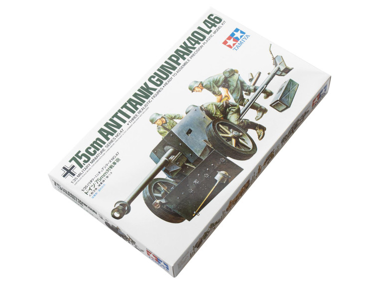 Tamiya 75mm Antitank Gun (Pak40/L46) (1/35) 35047