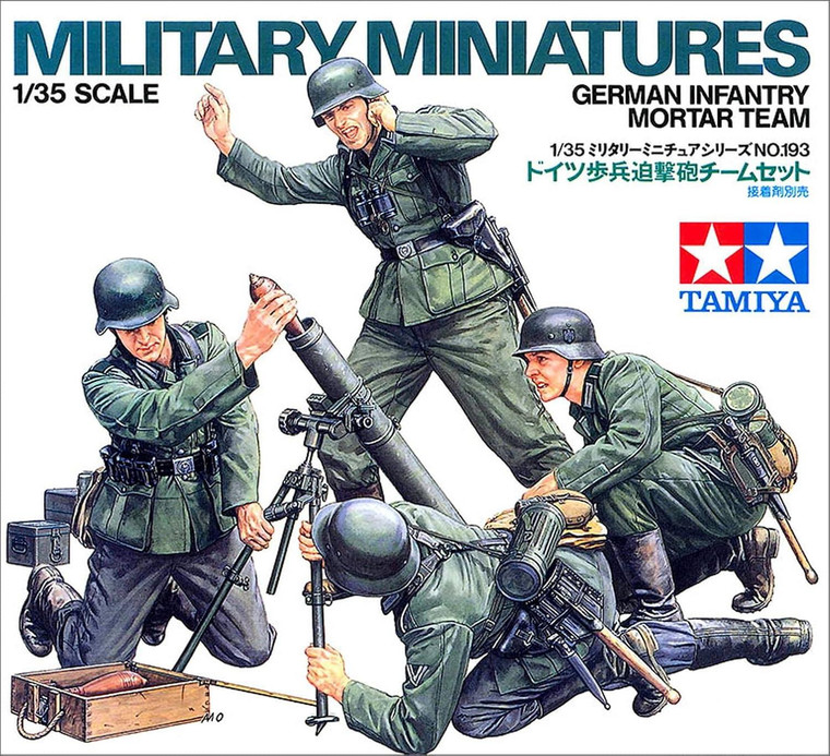 Tamiya German Infantry Mortar Team (1/35) 35193