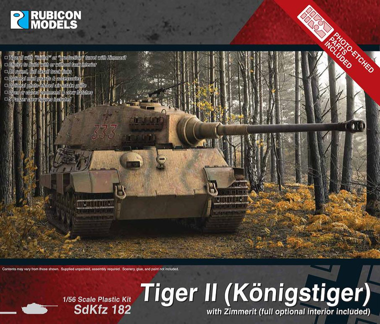 Rubicon King Tiger with Zimmerit (Tiger II) - 280100