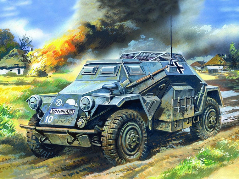 ICM 1:72 Sd.Kfz.260 German Radio Communication Vehicle - ICM72431