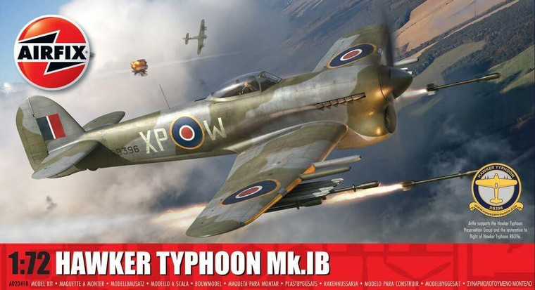 Airfix Hawker Typhoon Mk.1B A02041B (1/72)
