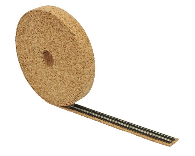 SPD OO Gauge - Cork Track Underlay Roll – 10 Metre x 35mm – 4mm Thick (0095)