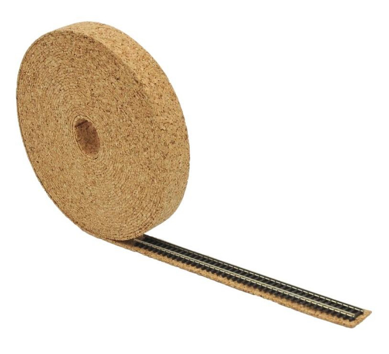 SPD O Gauge - Cork Track Underlay Roll – 10 Metre x 65mm – 3mm Thick (0113)