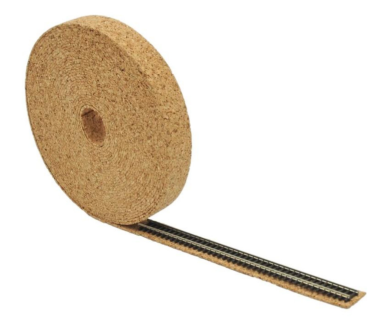 SPD O Gauge - Cork Track Underlay Roll – 10 Metre x 65mm – 4mm Thick (0114)