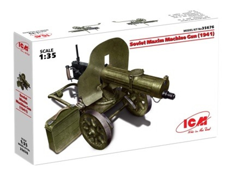 ICM 1/35 Soviet Maxim Machine Gun (1941) 35676