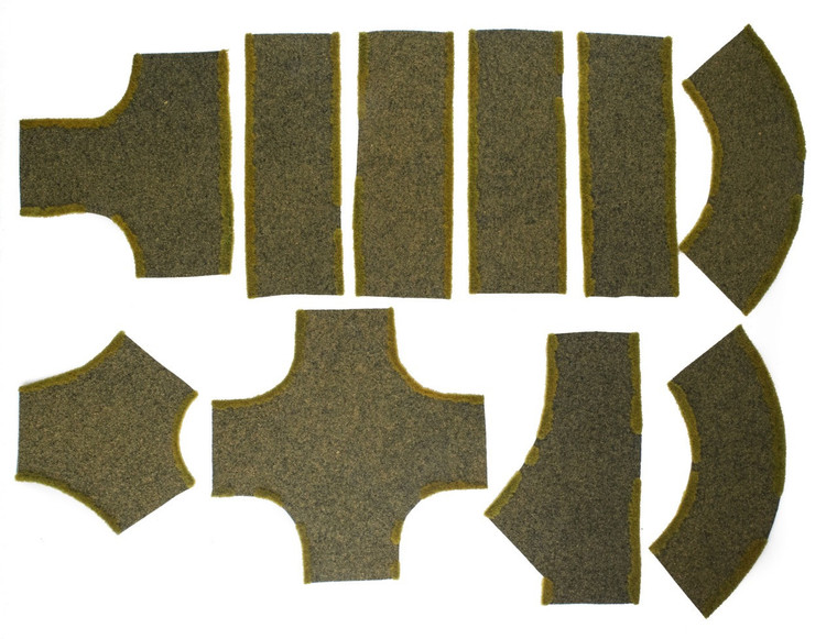 Dirt Road Straight Sections Set of 4