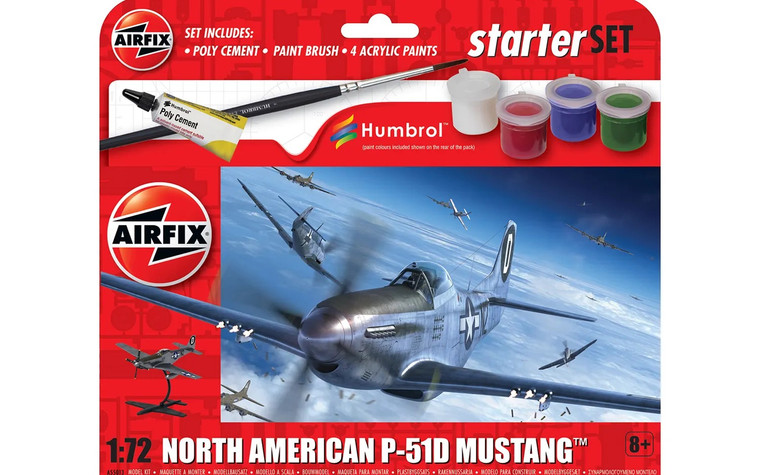 A55013 Starter Set - North American P-51D Mustang A55013 Starter Set - North American P-51D Mustang
