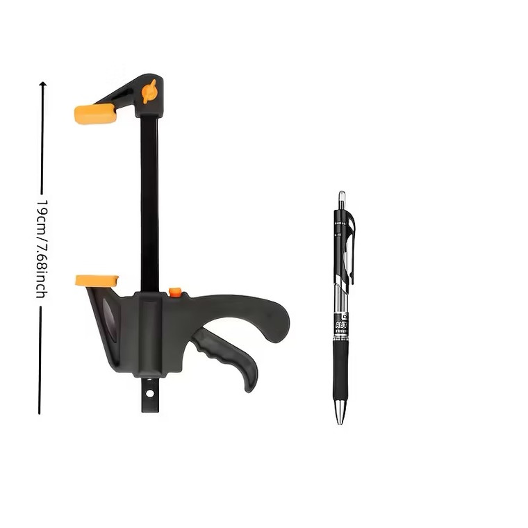 2 x 7-Inch F-Clamp – Quick Release Ratchet Squeeze Tool | Woodworking, Railway Baseboards & Wargaming Battleboards