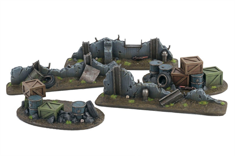Urban Defensive Position and Ruined Barricades - War Torn City
