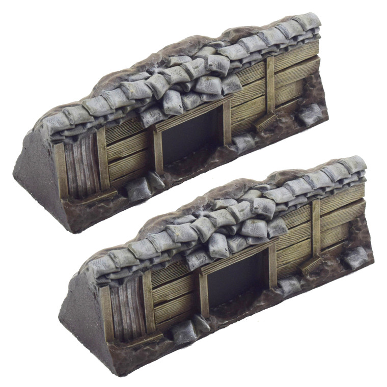 Trench System Straight Tunnel Door Section - Pack of 2