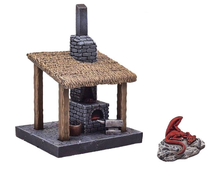 Fantasy Village Blacksmiths Forge