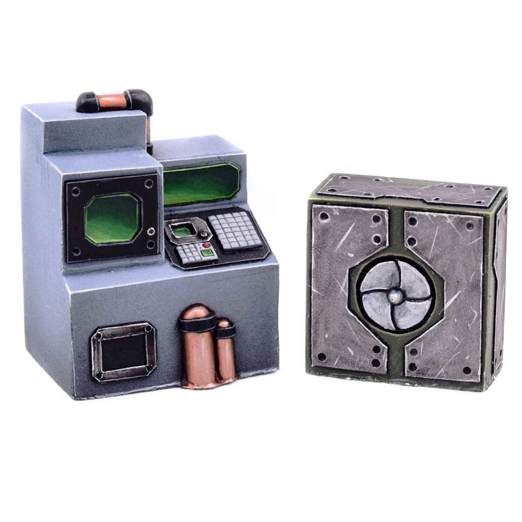 Industry of War - Air Con Unit and Computer Terminal