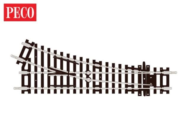 Peco OO/HO Turnout C100 No.2 Radius RH INS (ST-240)ST240