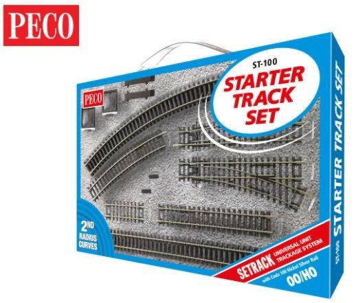 Peco OO/HO ST-100 Starter Track Set - 2nd Radius (ST-100) ST100