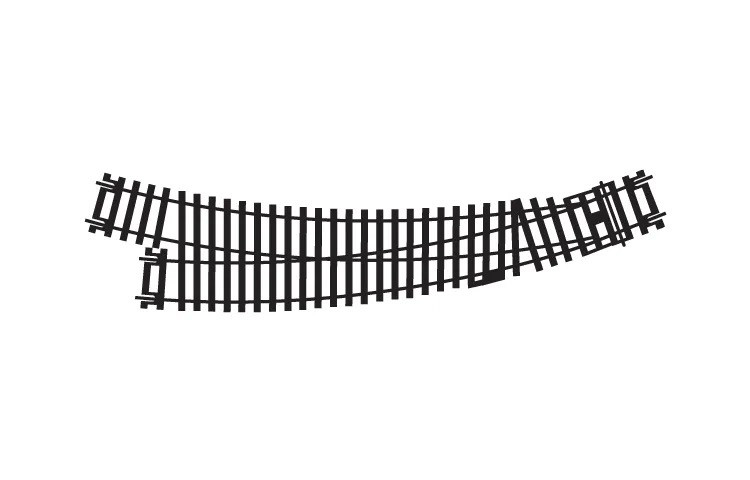 Hornby R8075 Right Hand Curved Point - 1:76 Scale 00 Gauge
