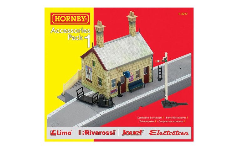 Hornby R8227 Building Accessories Pack 1- 1:76 Scale 00 Gauge