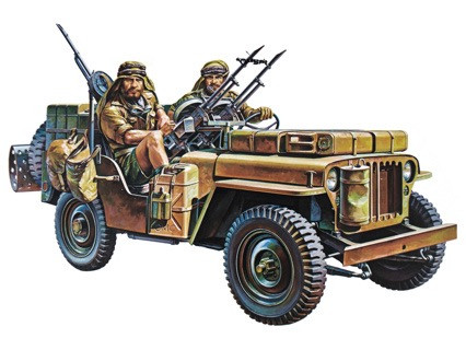 Tamiya British SAS Commando Jeep Item No. 35033