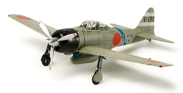 Tamiya 1/72 MITSUBISHI A6M3 (HAMP) - ZERO FIGHTER MODEL 32 Item No. 60784