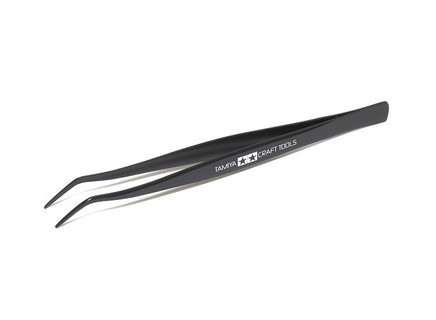 Tamiya Angled Tweezers Item No. 74003