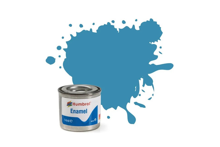 Humbrol  Enamel Paint: 48 - Mediterranean Blue - Gloss - (14ml)