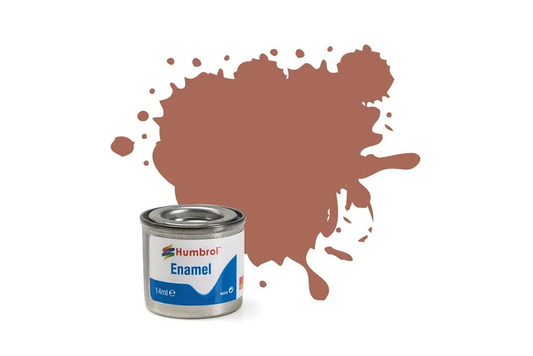 Humbrol Enamel Paint: 113 - Rust - Matt - (14ml)