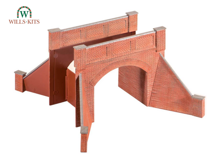 PECO WILLS LINESIDE KITS OO/HO BRICK ARCH BRIDGE