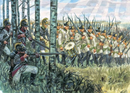 Italeri Austrian Infantry 1798-1805 (48 Figures) Item No. 6093