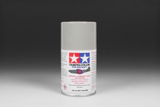 Description
The AS line-up of spray paints are specifically developed to provide the subtle shades necessary for finishing both historical and modern aircraft models. The paint is made up of a synthetic acrylic lacquer that cures in a short period of time. Each can contains 100ml of paint, which is enough to fully cover 2 or 3, 1/48 scale sized plastic aircraft models or one 1/32 model. Tamiya spray paints are not affected by acrylic or enamel paints. They may be applied over a cured spray-painted surface.

Tamiya Colour Spray Paint for Aircraft
Tamiya AS-11 Medium Sea Grey (RAF)
Each can contains 100ml of paint
Great for recreating the medium grey colour used in British WWII aircraft camouflage