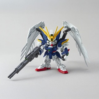 Description
Bandai brings us a new line of Super Deformed (SD) Gundam called the EX Standard!  These new EX Standard kits come molded in multiple colors and feature limited articulation so you can get that perfect pose to display them!  Foil marking stickers are also included to add extra colors and markings to your kit.  A new gimmick added with these EX Standard kits is the ability to borrow parts and combine them to make new weapons that can be used with 1/144 scale HG Gundam kits!

About the Model
Gundam Gunpla plastic model kit
Snap-assembly with no glue/cement required
Pre-coloured sprues to help with accuracy
Keen modellers can still paint the parts for a more detailed finish
Includes handy step-by-step build instruction manual
