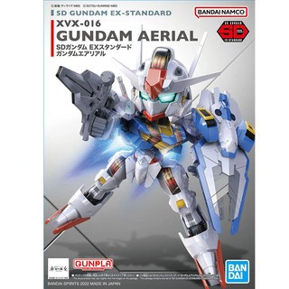 Description
The Gundam Aerial from "Mobile Suit Gundam: The Witch of Mercury" gets a new SD Gundam EX model kit from Bandai! It's adorably super-deformed, yet stylish and highly detailed, with a high degree of posability; it comes with its beam sabre, beam rifle and shield. The rifle can be stowed on the back, and the shield can be separated and connected to the shoulder, too. Order yours now!

About the Model
Gundam Gunpla plastic model kit
Snap-assembly with no glue/cement required
Pre-coloured sprues to help with accuracy
Keen modellers can still paint the parts for a more detailed finish
Includes handy step-by-step build instruction manual