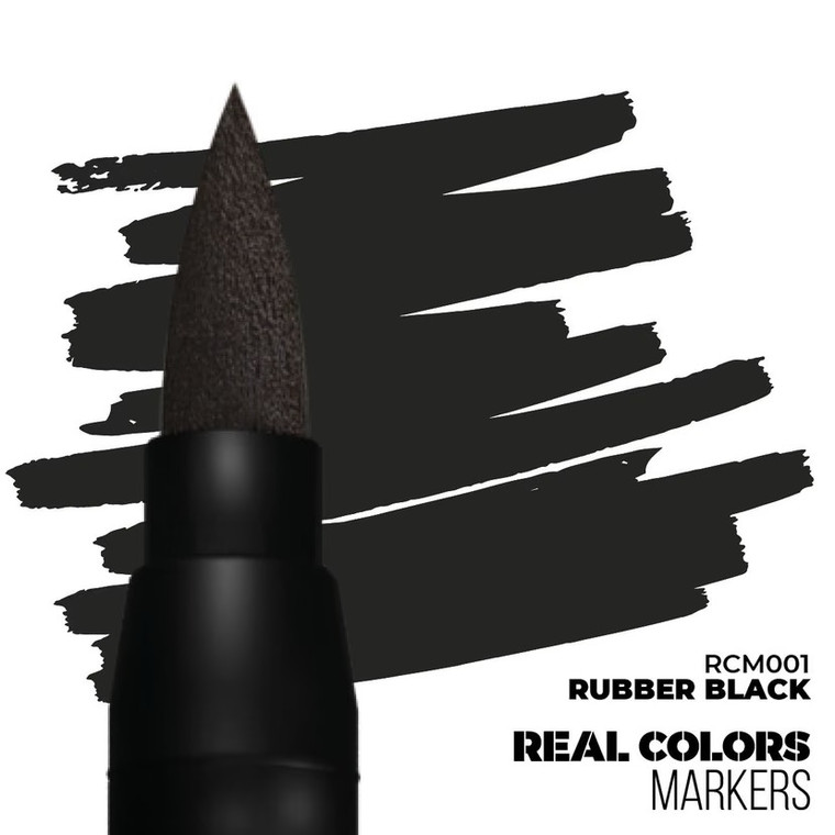 AK Real Color Markers Rubber Black RCM001