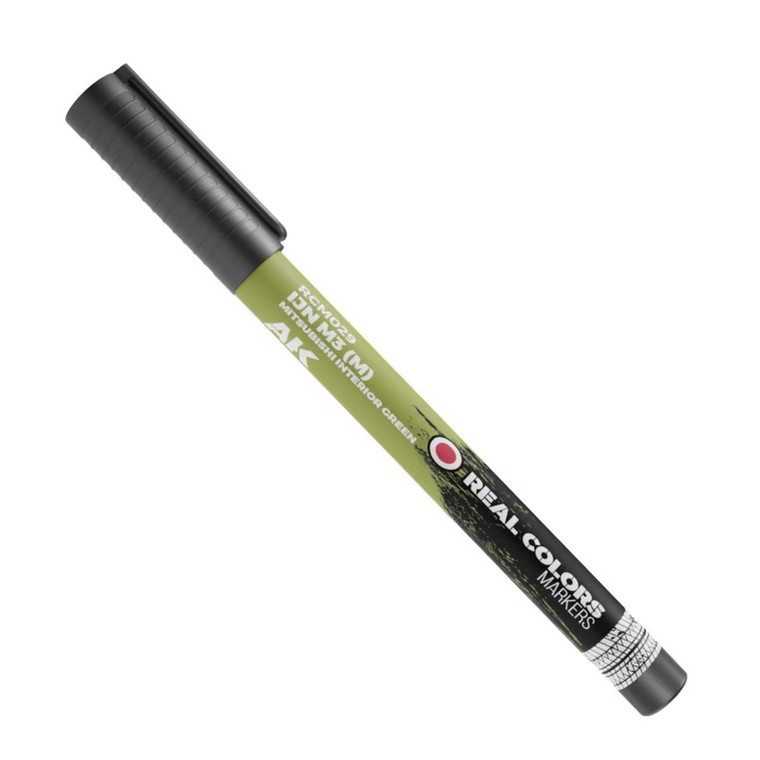 AK Real Colors Marker: IJN M3 (M) Mitsubishi Interior Green RCM029