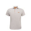 Texas Longhorns Script TX Flag Aztec Polo - White & Grey