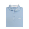 North Carolina Tar Heels Script Argyle Trim Polo - Carolina Blue