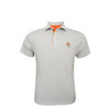 Tennessee Volunteers Vintage Smokey Ripple Polo - White with Grey & Orange