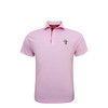 Indiana Hoosiers Vintage Bison Cross Hatch Polo - Rose Quartz