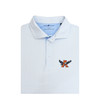 Auburn Tigers Vintage Eagle A Four Square Polo - Light Blue