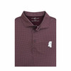 Mississippi State Bulldogs State Mark Lisbon Polo- Maroon with White & Grey