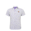 LSU Tigers Vintage 1955 Mulligan Polo - White with Purple & Gold