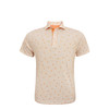 Tennessee Volunteers Power T & State Outline Polo - White with Orange