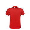 Dot Performance Polo - Red with White