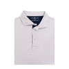 Checkers Performance Polo - White with Navy & Red