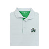 Notre Dame Fighting Irish Kaleidoscope Polo - White with Navy & Kelly Green