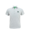 Notre Dame Fighting Irish Kaleidoscope Polo - White with Navy & Kelly Green