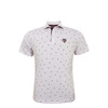 Texas A&M Aggies Micro Logo and State Print Polo - White
