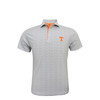 Tennessee Volunteers Tri-Star Petals Polo - White with Orange & Grey