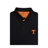 Tennessee Volunteers Tri-Star Micro State Polo - Black with Charcoal