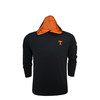 Tennessee Volunteers Tri-Star Spiral Hoodie - Black with Charcoal & Orange
