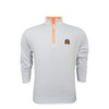 Tennessee Volunteers Smokey Logo Spiral Pullover - White with Grey & Orange